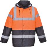 Portwest S 467 Hi-vis Tweekleuren Parka Orange  Maat: S