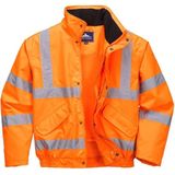 High-visibility Bomber Jack - Oranje - RT32 - Gevoerde Werkjas - Waterdicht