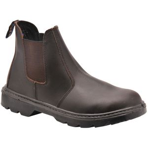 Portwest Steelite Dealer S1P laarzen, kleur: bruin, maat: 46, FW51BRR46