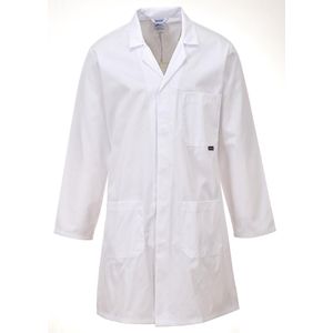 Portwest - C852 - Stofjas - Wit - 65% Polyester, 35% Katoen