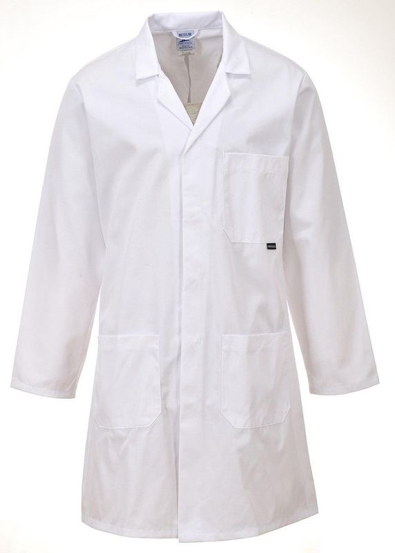 Portwest - C852 - Labojas - Wit - 65% Polyester, 35% Katoen