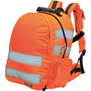 Portwest B904 Hi-Vis Snelle Eelease Rugzak, Normaal, Eén Maat, Oranje