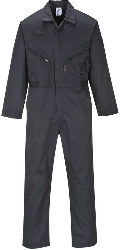 Portwest - Liverpool C813NATS - Overall - Marineblauw - Katoenmix, 8 Zakken, Tweeweg-Ritssluiting