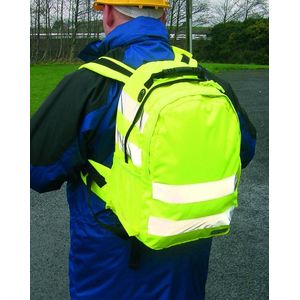 Hi-Vis Rugzak geel