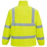 High Vis - F300 - Fleece - Geel - Gevoerd, Reflecterende Striping, UPF 50, 3 Zakken, Anti Pill
