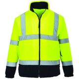 Hi-Vis Twee Kleuren Fleece maat Large, YeNa