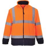 Hi-Vis Twee Kleuren Fleece maat Large, YeNa