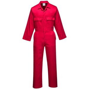 Portwest - Euro Work Overall - Rood - Polykatoen
