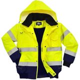 Portwest C465YNR4XL Bomber, tweekleurig, hoge zichtbaarheid, 3-in-1, geel/blauw, 4XL