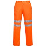 Portwest - GORT - Werkbroek - Oranje - Polykatoen, CE-gecertificeerd, ISO 20471 klasse 2