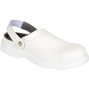 Safety Clog 40/6.5 - Kleur: wit - Maat: 40