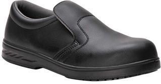 Portwest - Steelite Veiligheidsschoen Instapper Laag - Zwart - Splitleer - CE-gecertificeerd