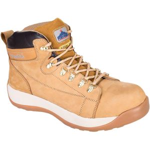 Portwest Steelite Mid Cut Nubuck Boot Sb veiligheidsschoenen voor heren, Bruin Honey