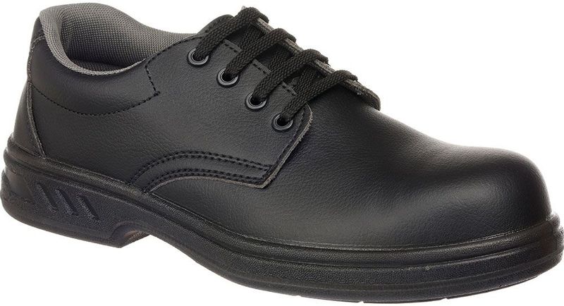 Portwest Steelite Laced Safety Shoe S2 Veiligheidsschoenen voor heren, zwart, 41 EU (7 UK)