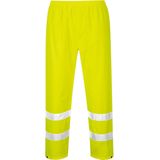 H441 Regenbroek Geel met reflecterende striping
