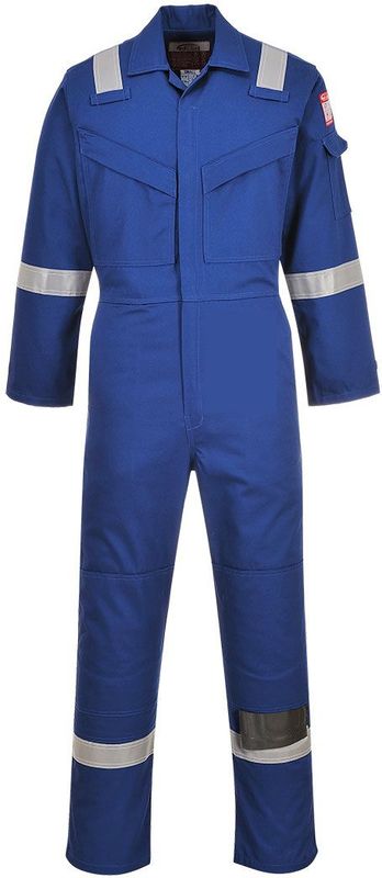 Werkoverall - Blauw - Vlamvertragend - Hoog zichtbaarheid - 10 zakken