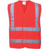 Portwest - C470RERL/XL - Hoge Zichtbaarheid Vest - Rood