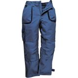 Portwest - TX11 - Broek - Grijs - Katoenrijk, 9 Zakken, Half Elastische Tailleband, Klittenband Zoom Bevestiging