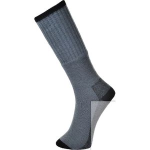 Work Sock - 3 Pairs - Zwart - Katoen - Versterkte Hiel en Neus