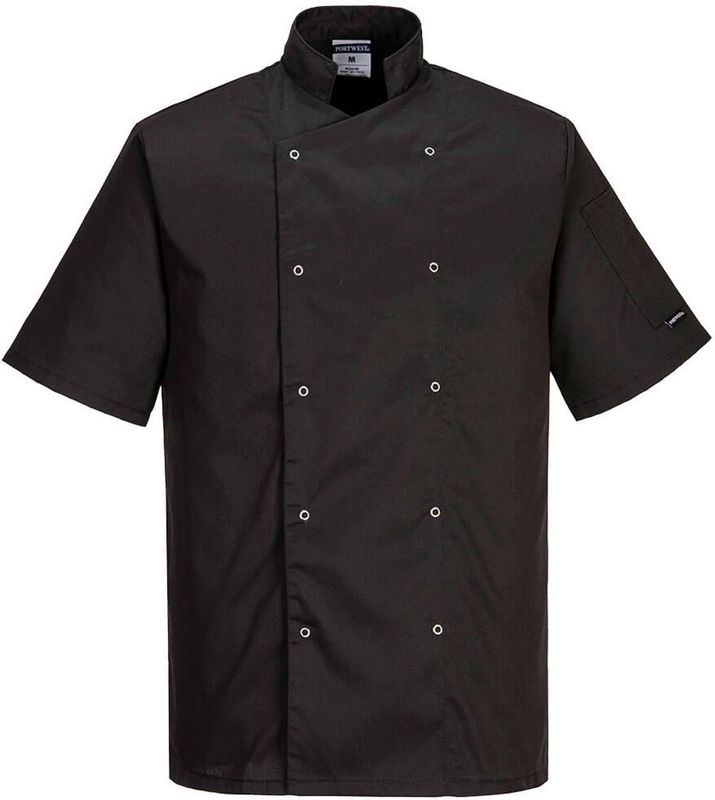 Portwest - Uniseks Werkjas - Zwart - Kingsmill 65% Polyester 35% Katoen