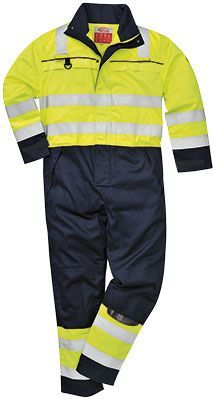 Portwest - Hi-Vis Multi-Norm Overall - Geel/Marine