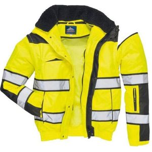 Portwest HiVis 3-in-1 jas, kleur: geel/zwart, maat: 4XL, C466YBR4XL
