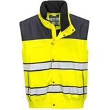 Werkjas - Oranje/Zwart - Polyester - Waterafstotend - Afneembare Mouwen