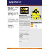 Werkjas - Oranje/Zwart - Polyester - Waterafstotend - Afneembare Mouwen