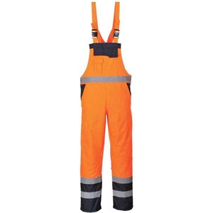 Portwest - S489 - Gevoerde Overall - Oranje - Twee Kleuren