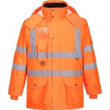 Portwest Hi-Vis Ademend 7-in-1 Verkeersjack RT27 - Oranje - 4XL