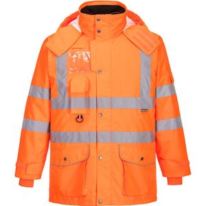 Portwest Hi-Vis Ademend 7-in-1 Verkeersjack RT27 - Oranje - 4XL