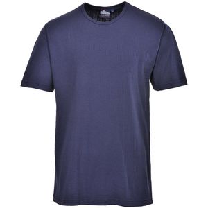 Portwest - B120 - Thermisch T-Shirt - Marine - Korte Mouw