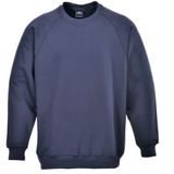 Roma - Sweatshirt - Navy - Raglan Mouwen, UPF 50, Unisex Ontwerp