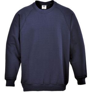 Roma - Sweatshirt - Navy - Raglan Mouwen, UPF 50, Unisex Ontwerp