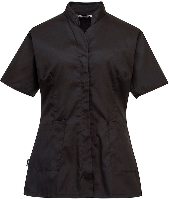 Dames - Premium - Tuniek - Zwart - Maat Medium, UPF 50, Duurzaam Polyester/Katoen