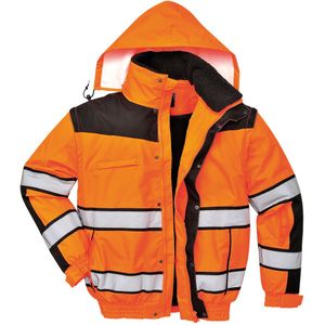 Bomberjack Oranje met reflectiestrepen Maat 2XL (Portwest C466)