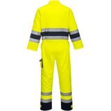 Overall - Oranje - Polyester/Katoen - Met Kniezakken en Reflecterende Striping