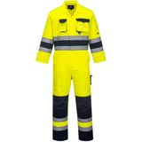 Overall - Oranje - Polyester/Katoen - Met Kniezakken en Reflecterende Striping