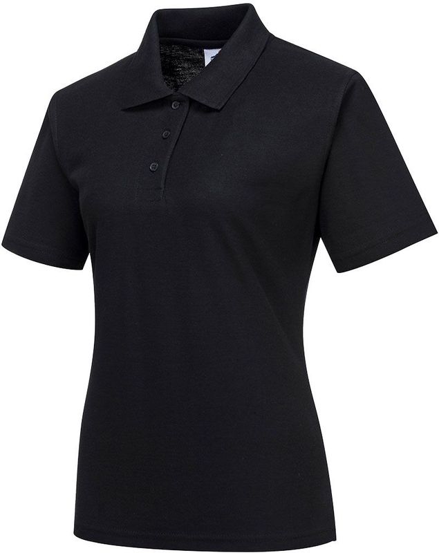 Portwest - Naples B209BKRL - Poloshirt - Zwart - 65% Polyester, 35% Katoen