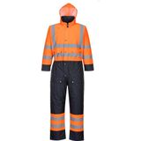 Portwest Overall Gevoerd Hi vis S485 Oranje/Navy