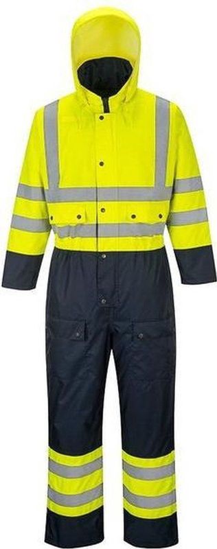 Portwest - Hi-Vis Tweekleuren Overall - Gevoerd - S485