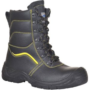 Portwest Steelite Bontgevoerde Beschermende Schoen S3 C1 Grotte: 38, Kleur: Zwart, FW05BKR38