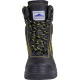 Steelite - Bontgevoerde Beschermende Schoen - Zwart - Stalen Neus - CE Gecertificeerd