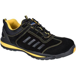 Portwest Heren Fw34bkr41 Lusun Sneakers voor heren, zwart/geel, 42 EU