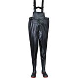 Veiligheidswaadbroek - Black - Stevige PVC/Nitril - Stalen Neus en Tussenzool