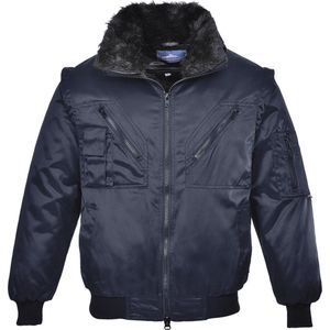Portwest Pilotenblouson, kleur: marineblauw. Maat: L, PJ10NARL