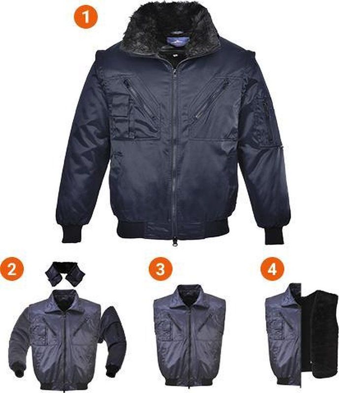 Pilot - Jack Beaver - Multifunctionele Werkjas met Bontkraag