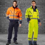 Pilotjack 3in1 Oranje/blauw met reflectiestrepen Portwest PJ50