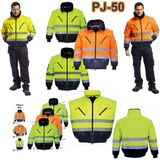 Pilotjack 3in1 Oranje/blauw met reflectiestrepen Portwest PJ50