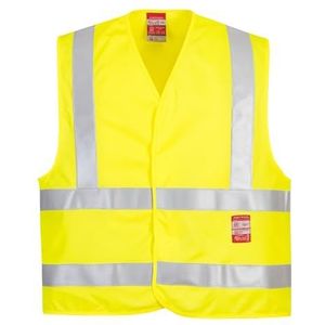 Portwest - FR75YER - Veiligheidsvest - Geel - CE-gecertificeerd